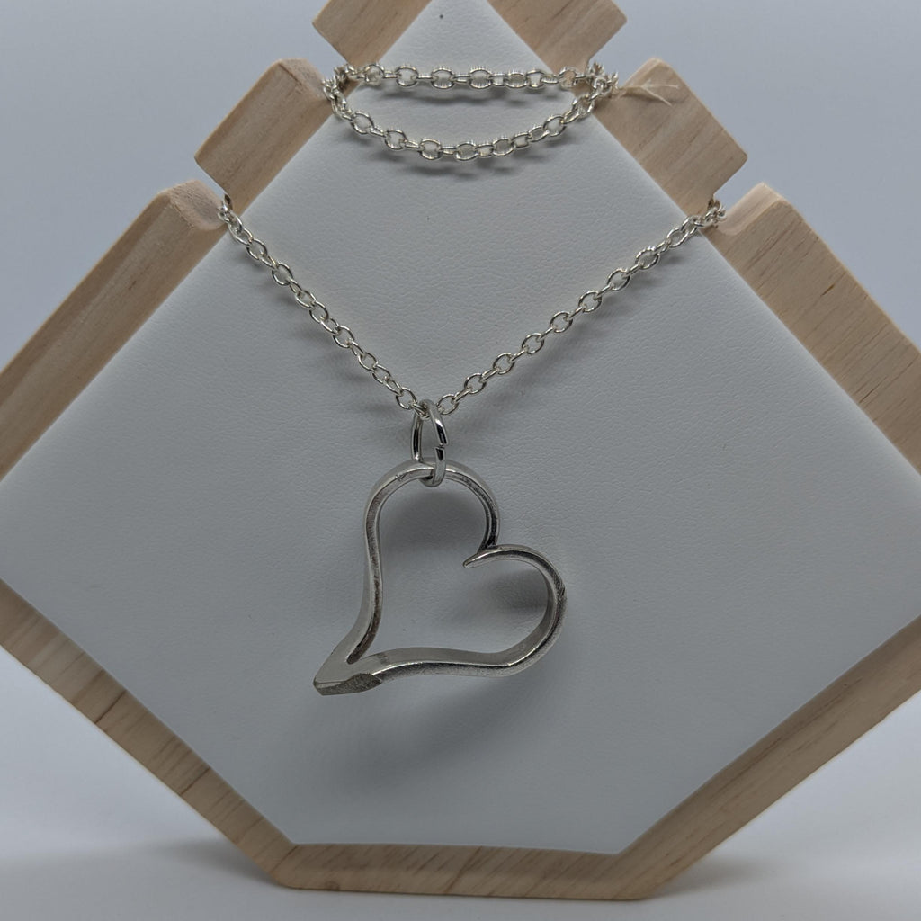 Fork Tine Heart Shaped Necklace