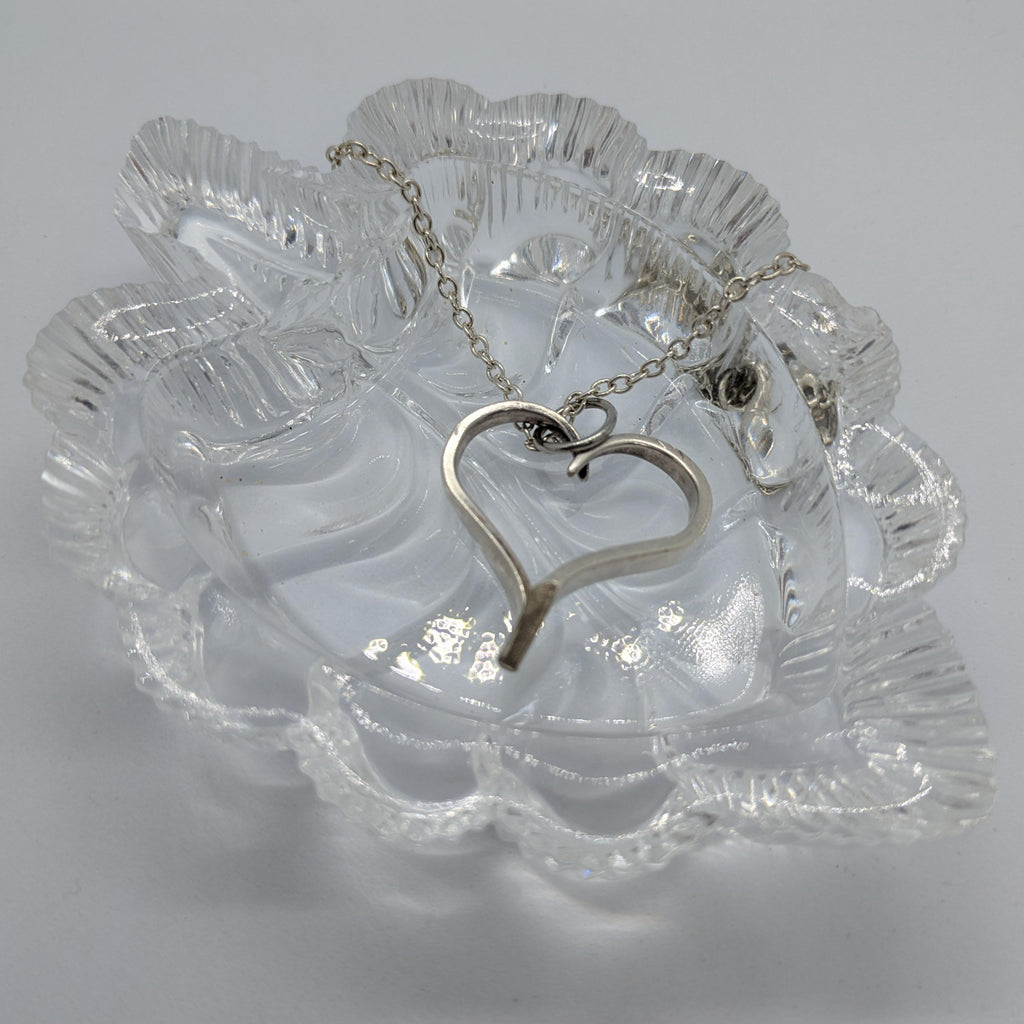 Fork Tine Heart Shaped Necklace
