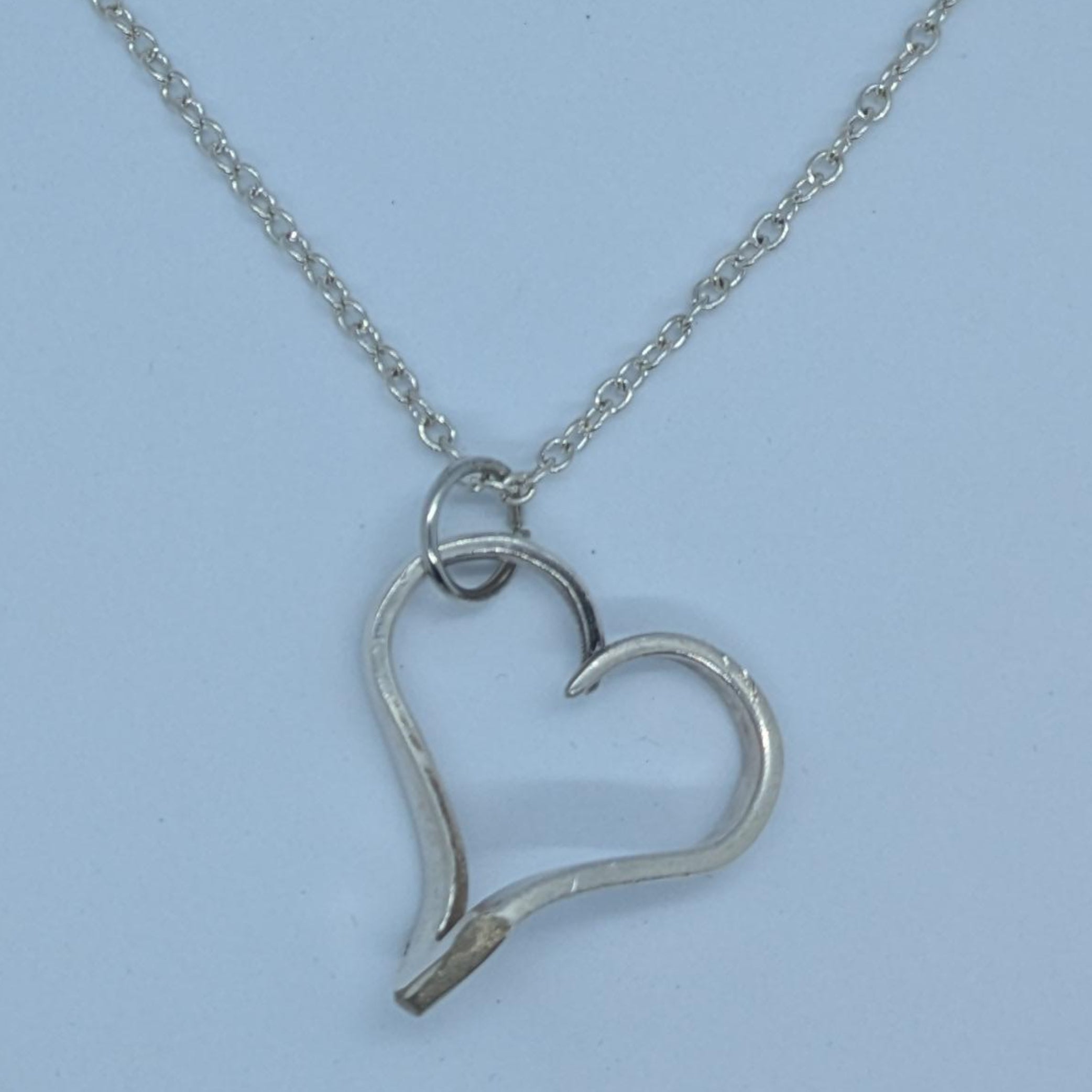 Fork Tine Heart Shaped Necklace