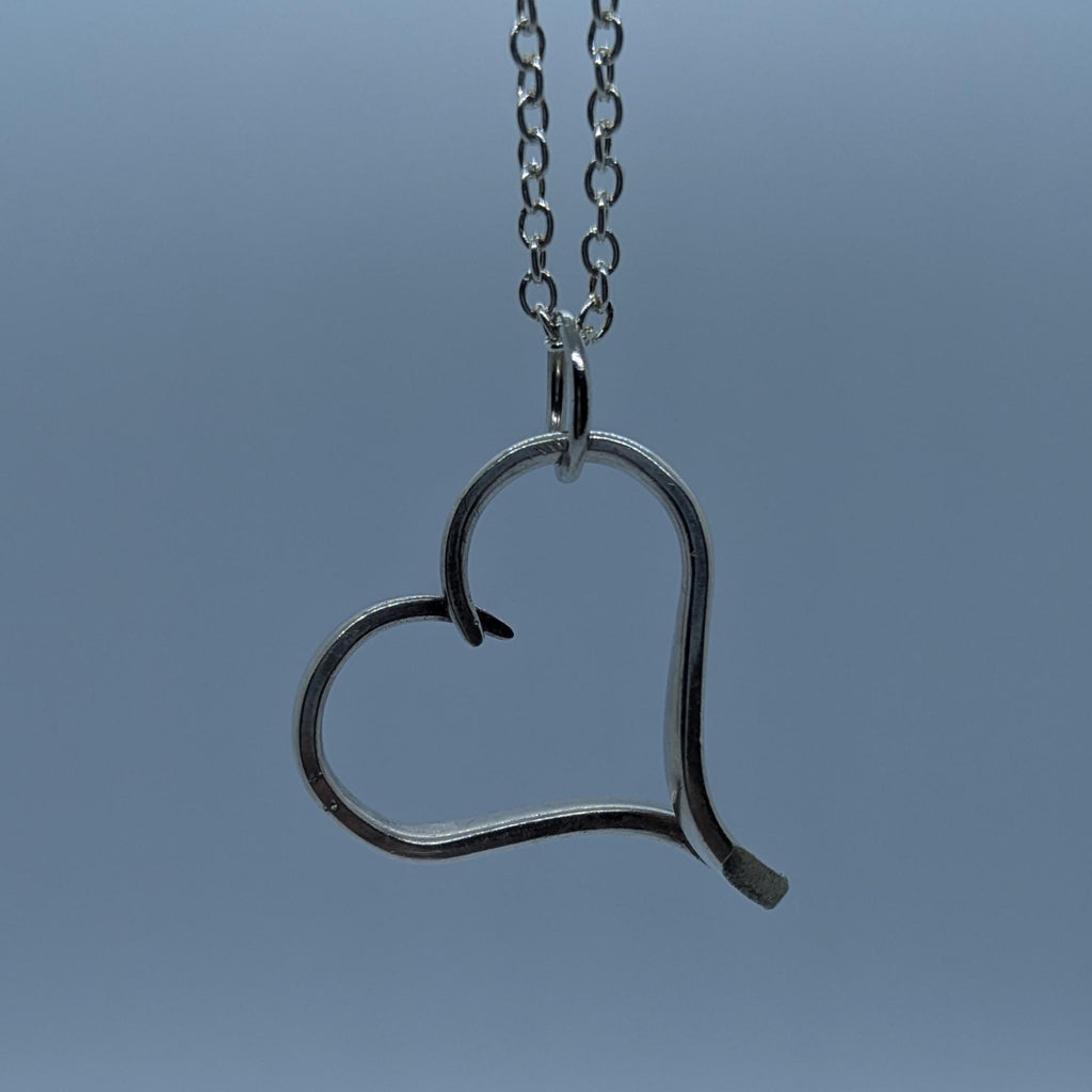 Fork Tine Heart Shaped Necklace