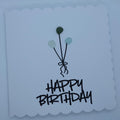Happy Birthday! Balloon Sea Glass Card