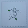 Turtle Sea Glass Card