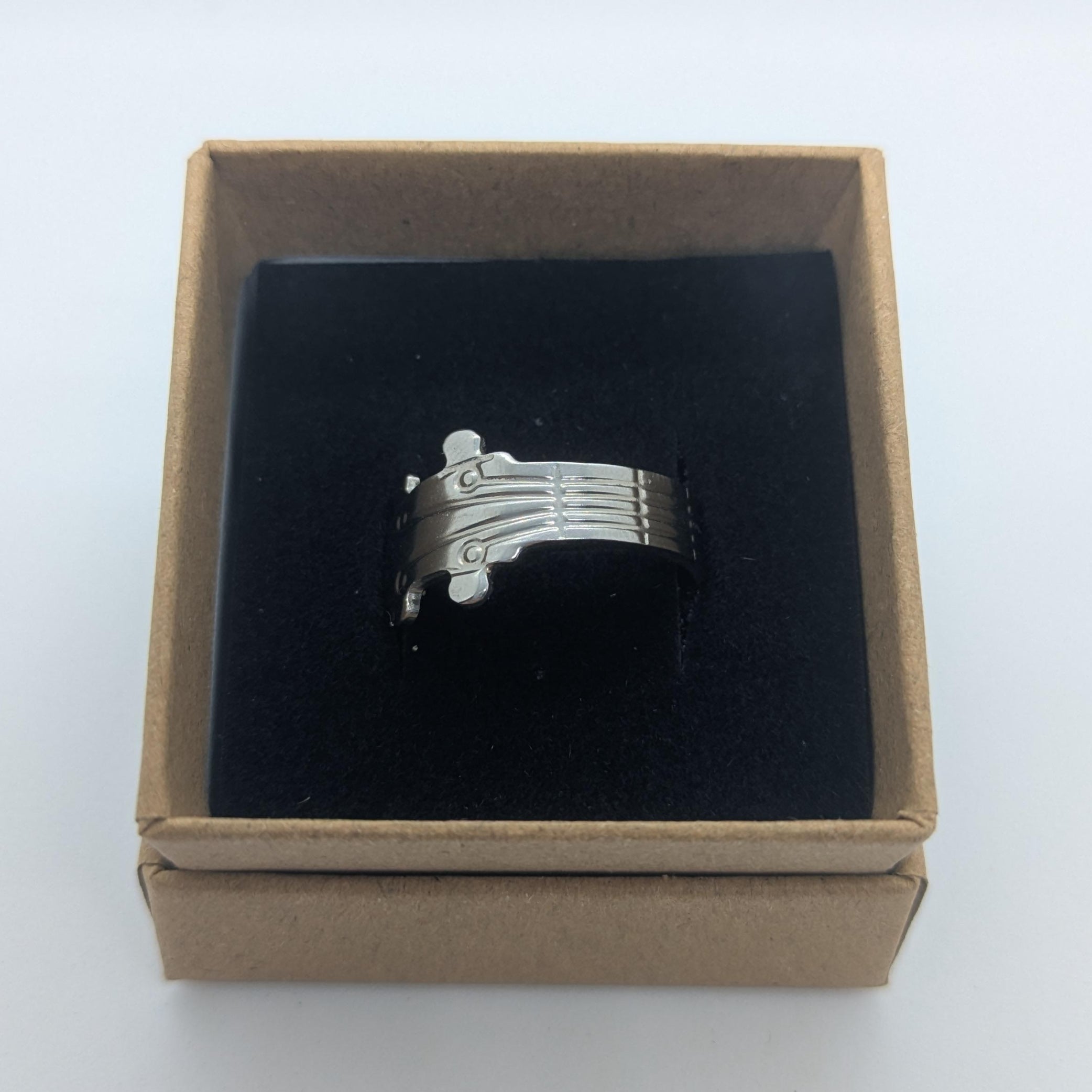 Guitar Spoon Ring