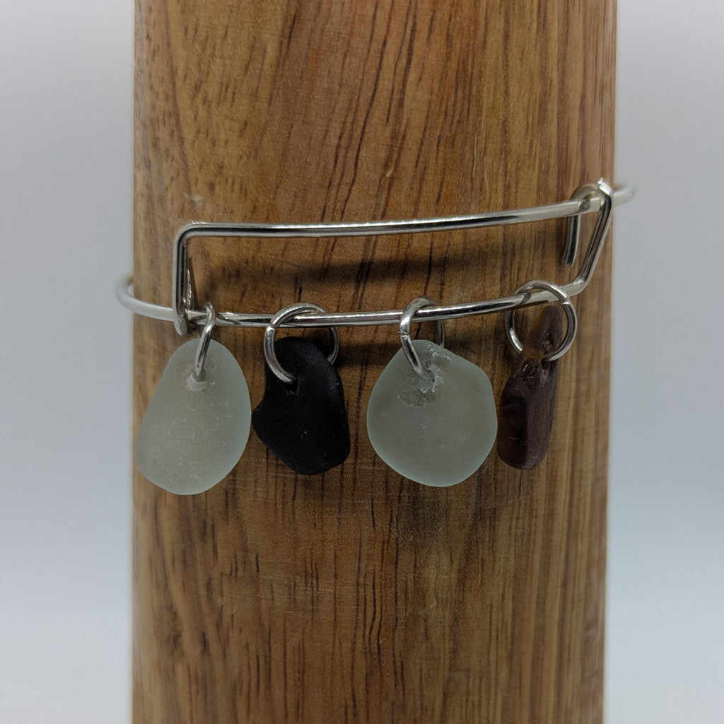 Sea Glass Bangle Bracelets