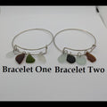 Sea Glass Bangle Bracelets