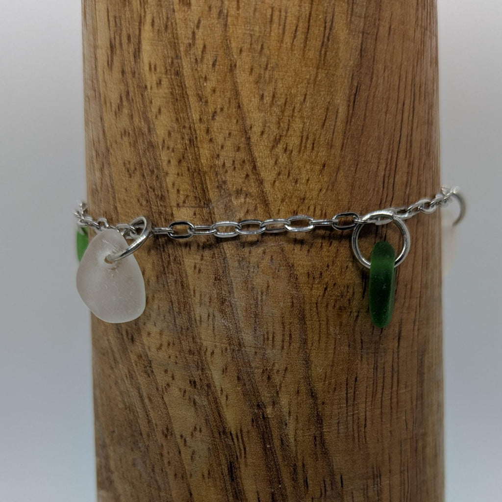 Sea Glass Charm Bracelets