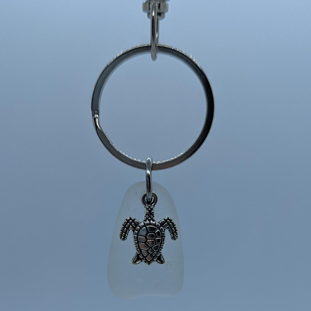 Sea Glass Key Rings Turtle Charm