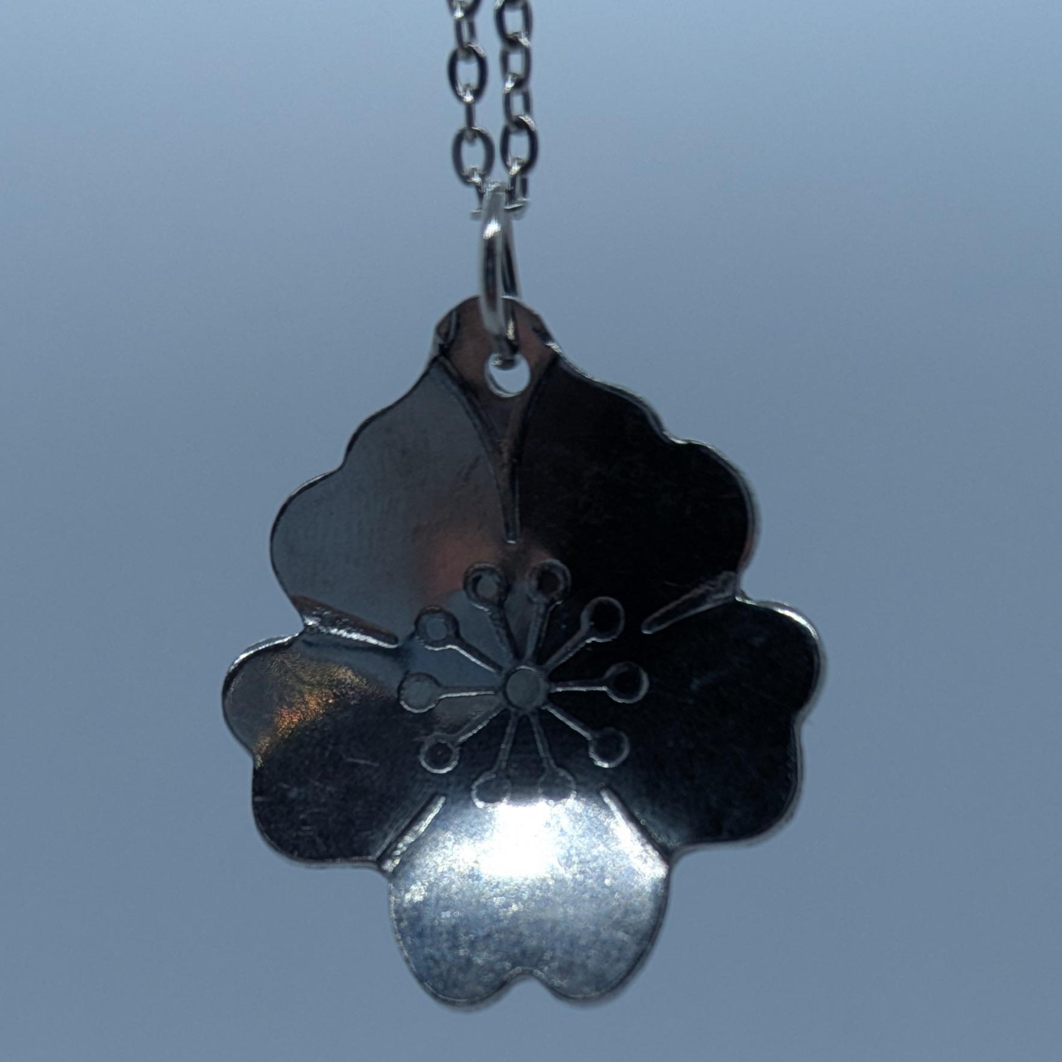 Cherry Blossum Spoon Necklace