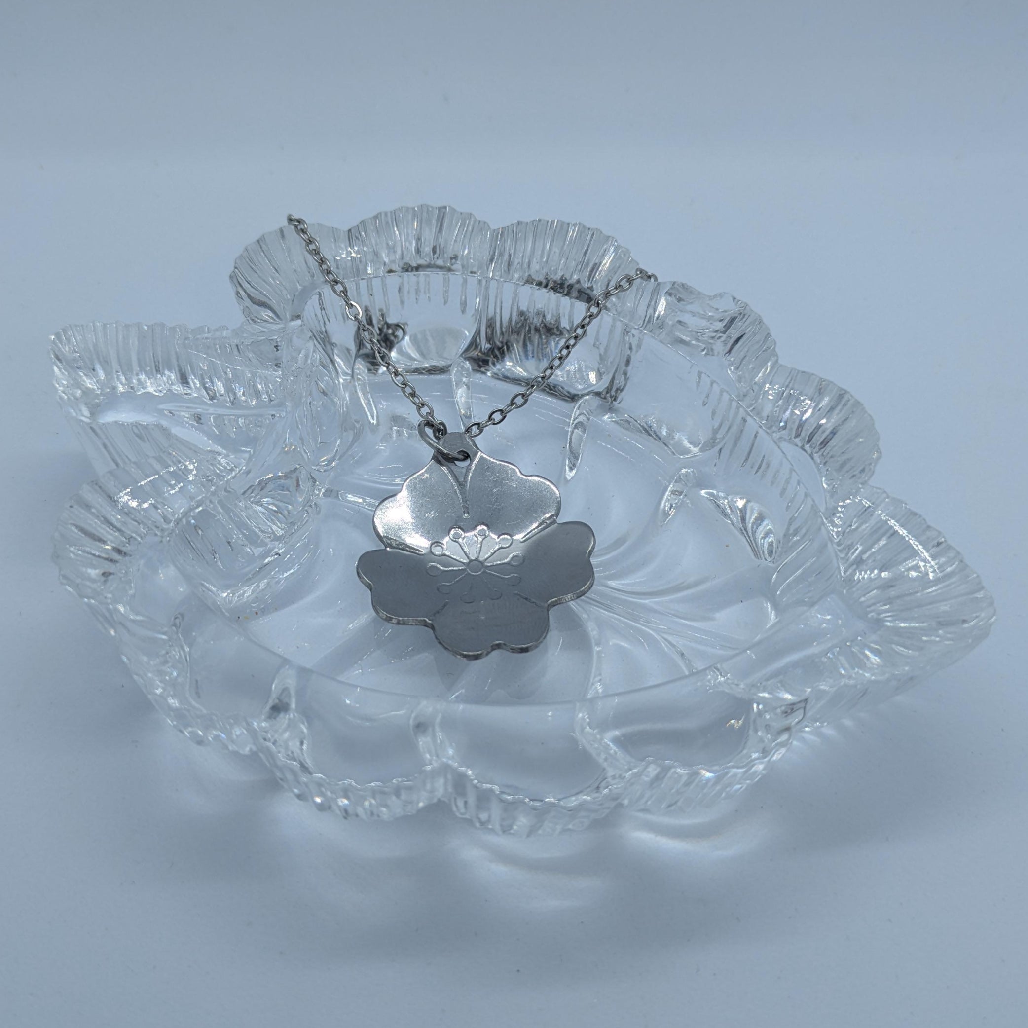 Cherry Blossum Spoon Necklace