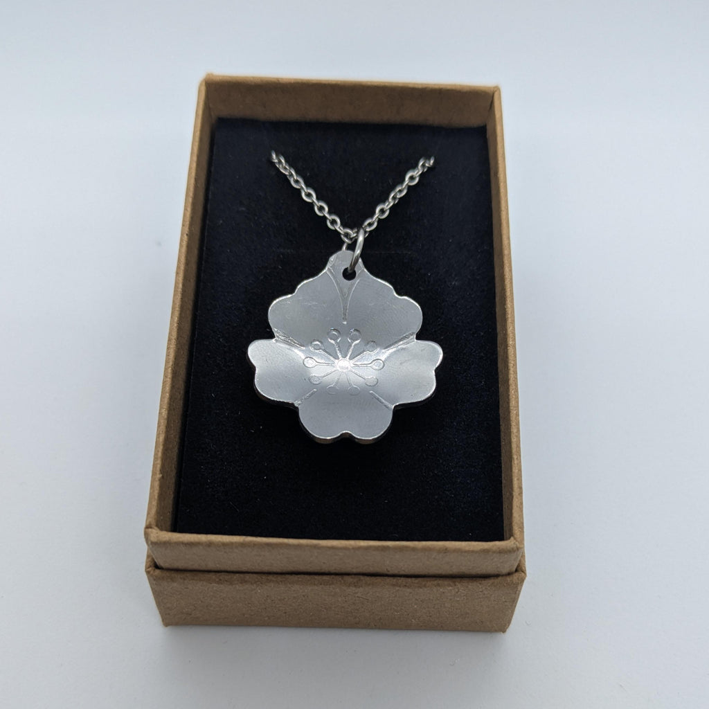 Cherry Blossum Spoon Necklace