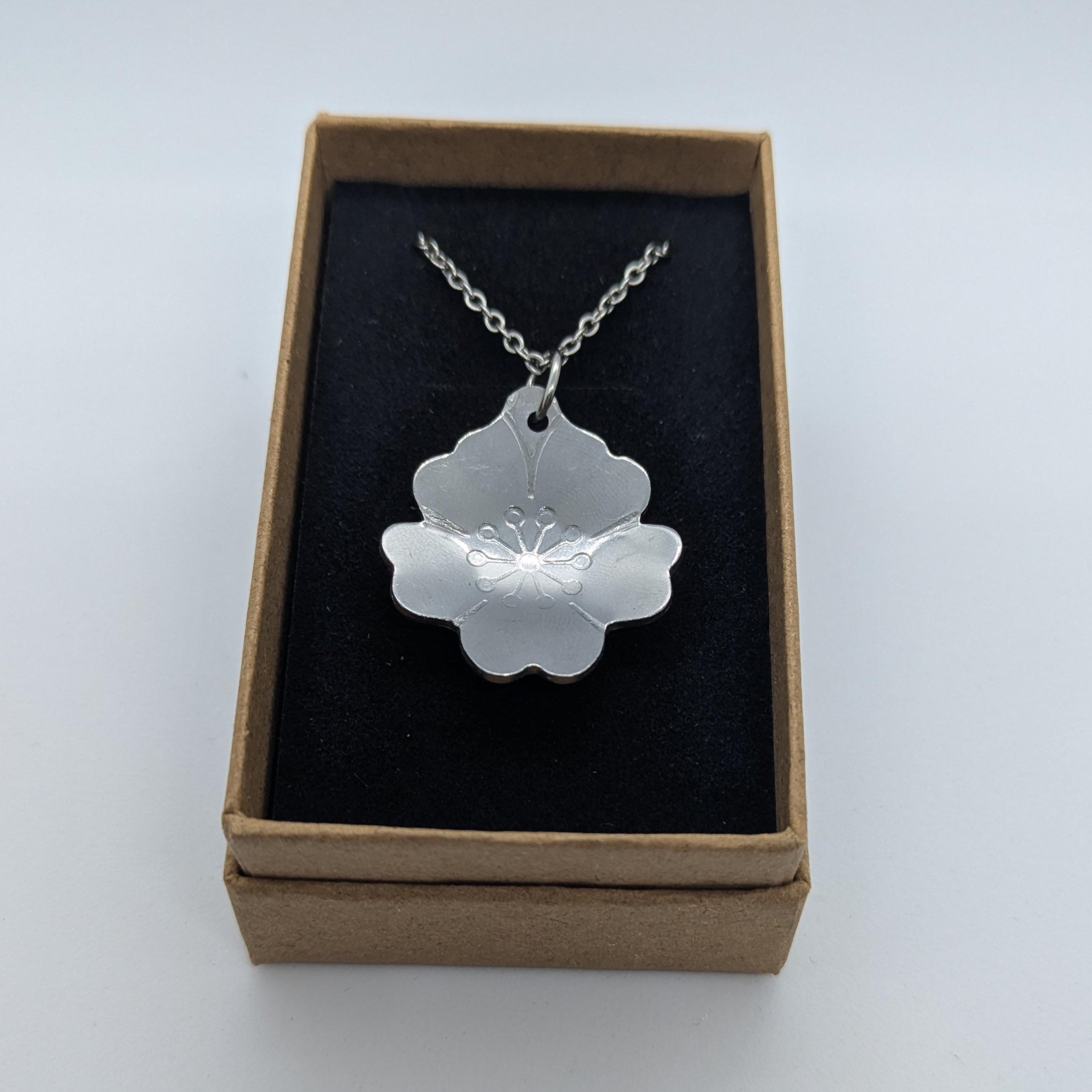 Cherry Blossum Spoon Necklace