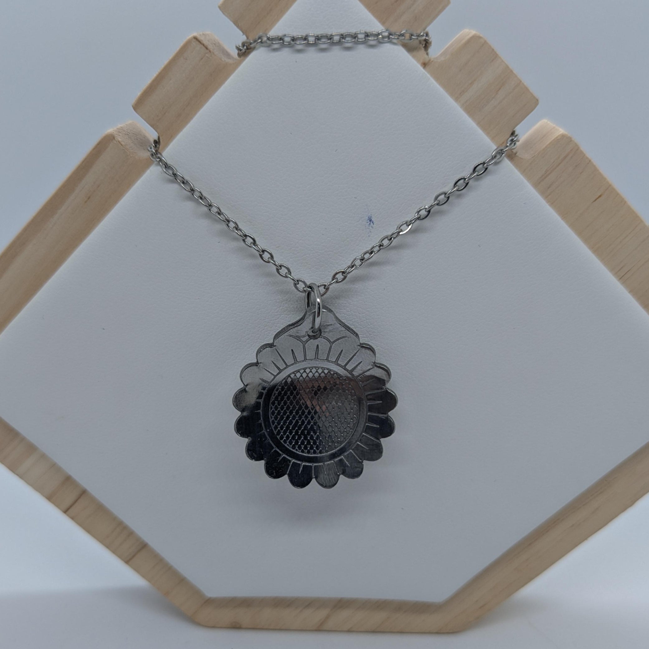 Sunflower Spoon Necklace