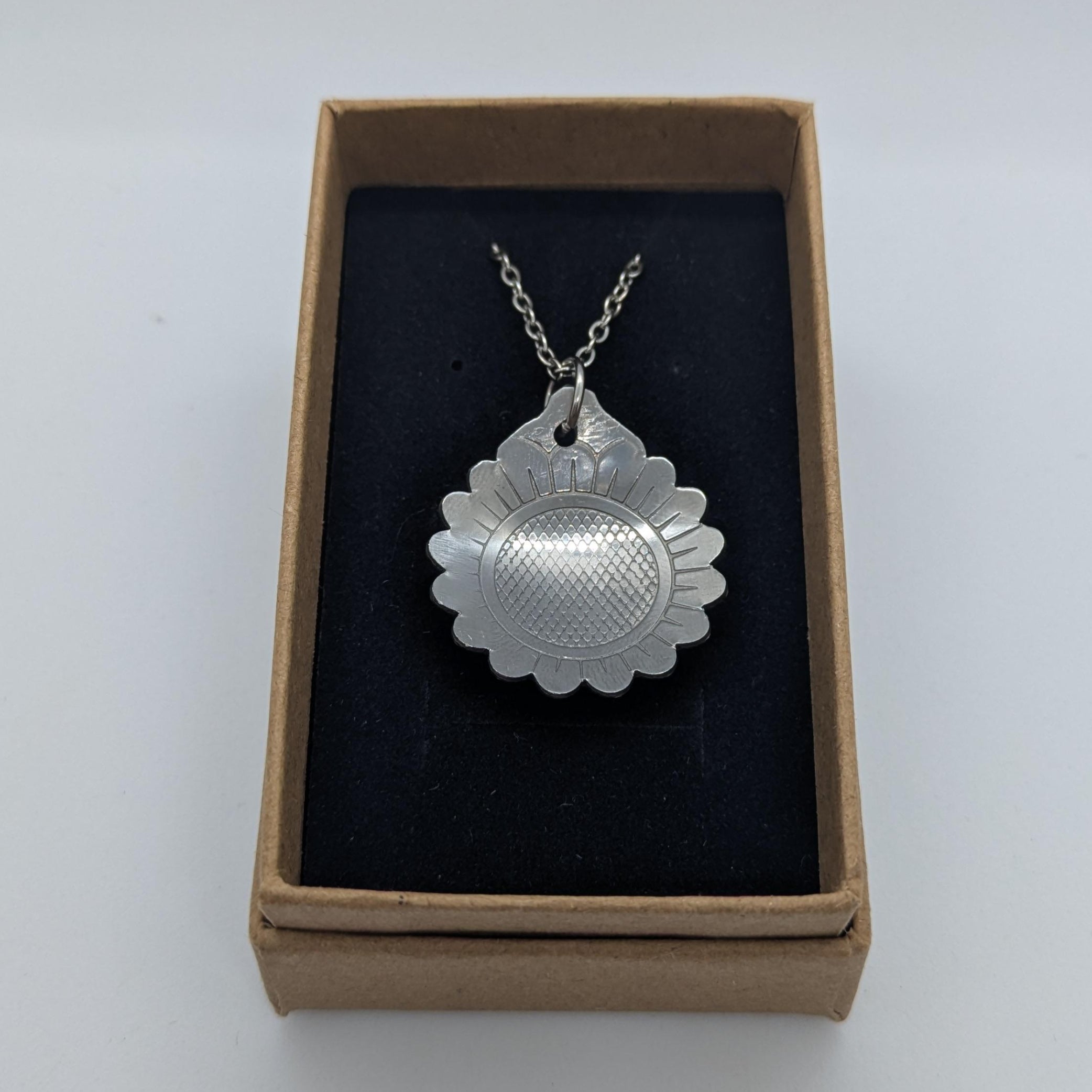 Sunflower Spoon Necklace