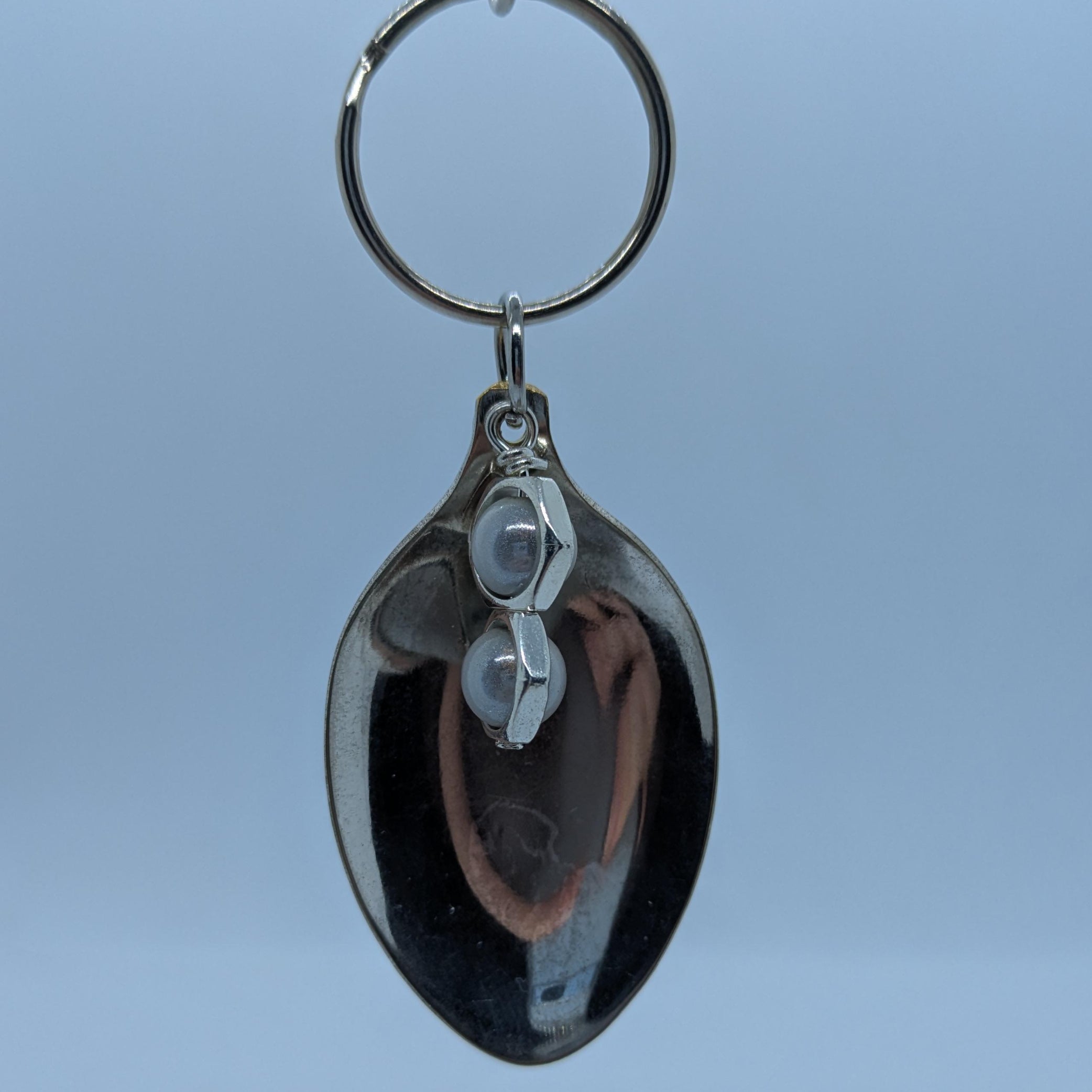 Spoon Bowl Beaded Keyring