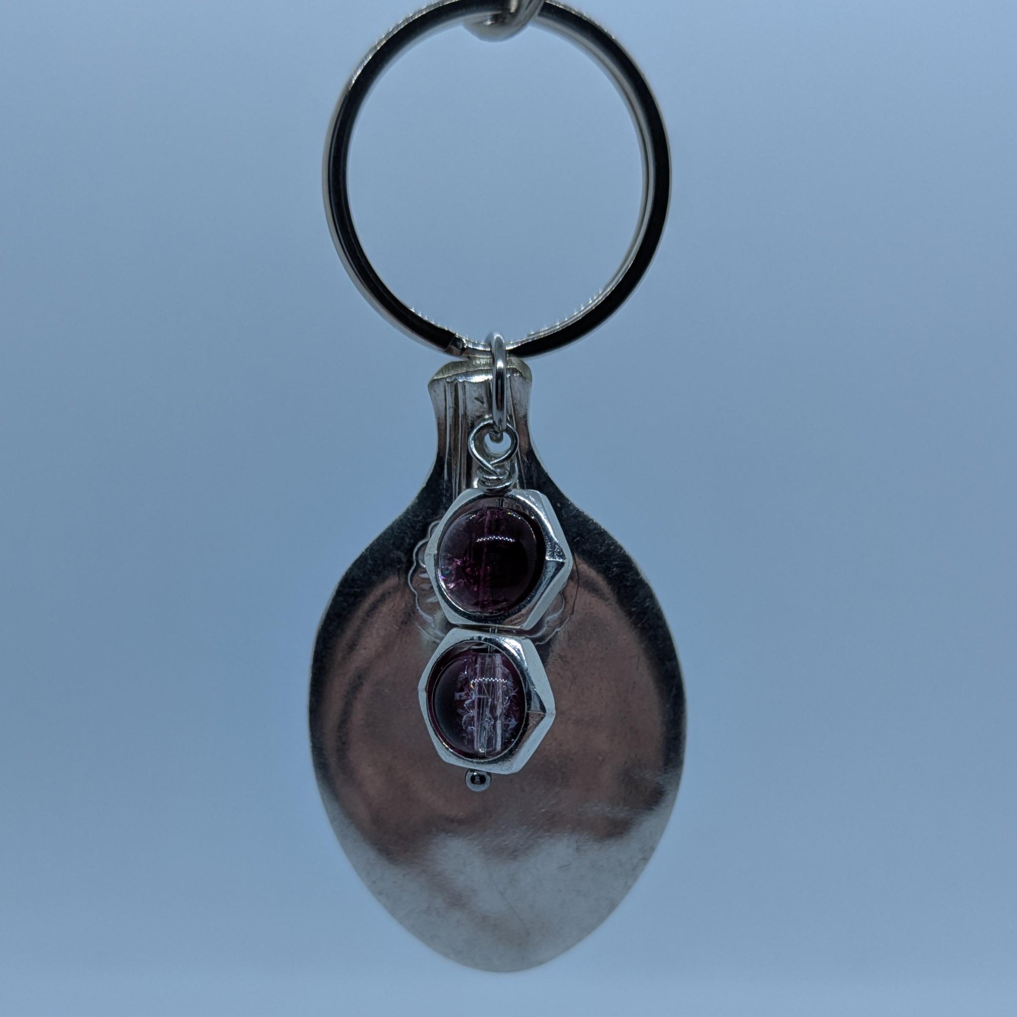 Spoon Bowl Beaded Keyring