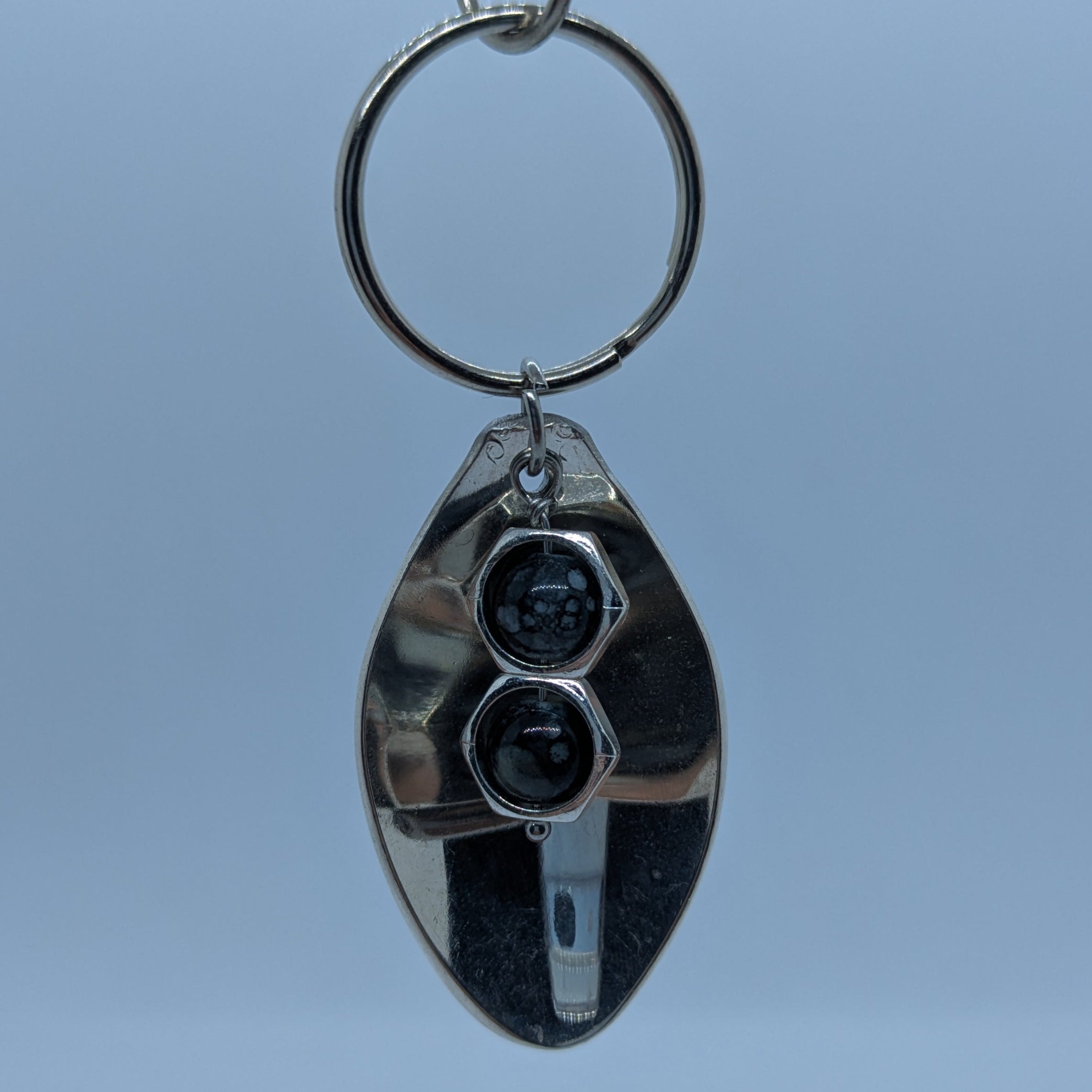 Spoon Bowl Beaded Keyring