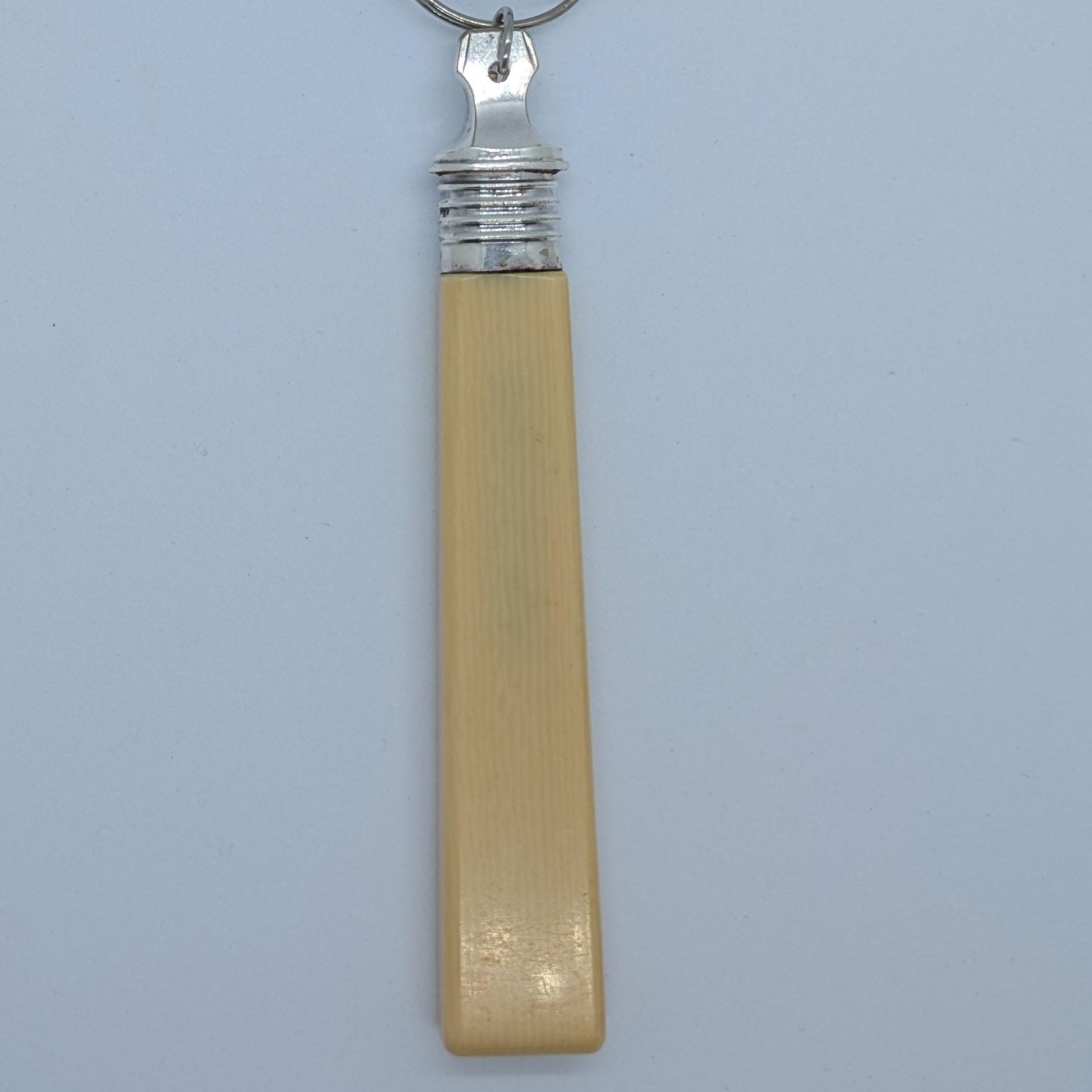 Faux Bone Spoon Keyring