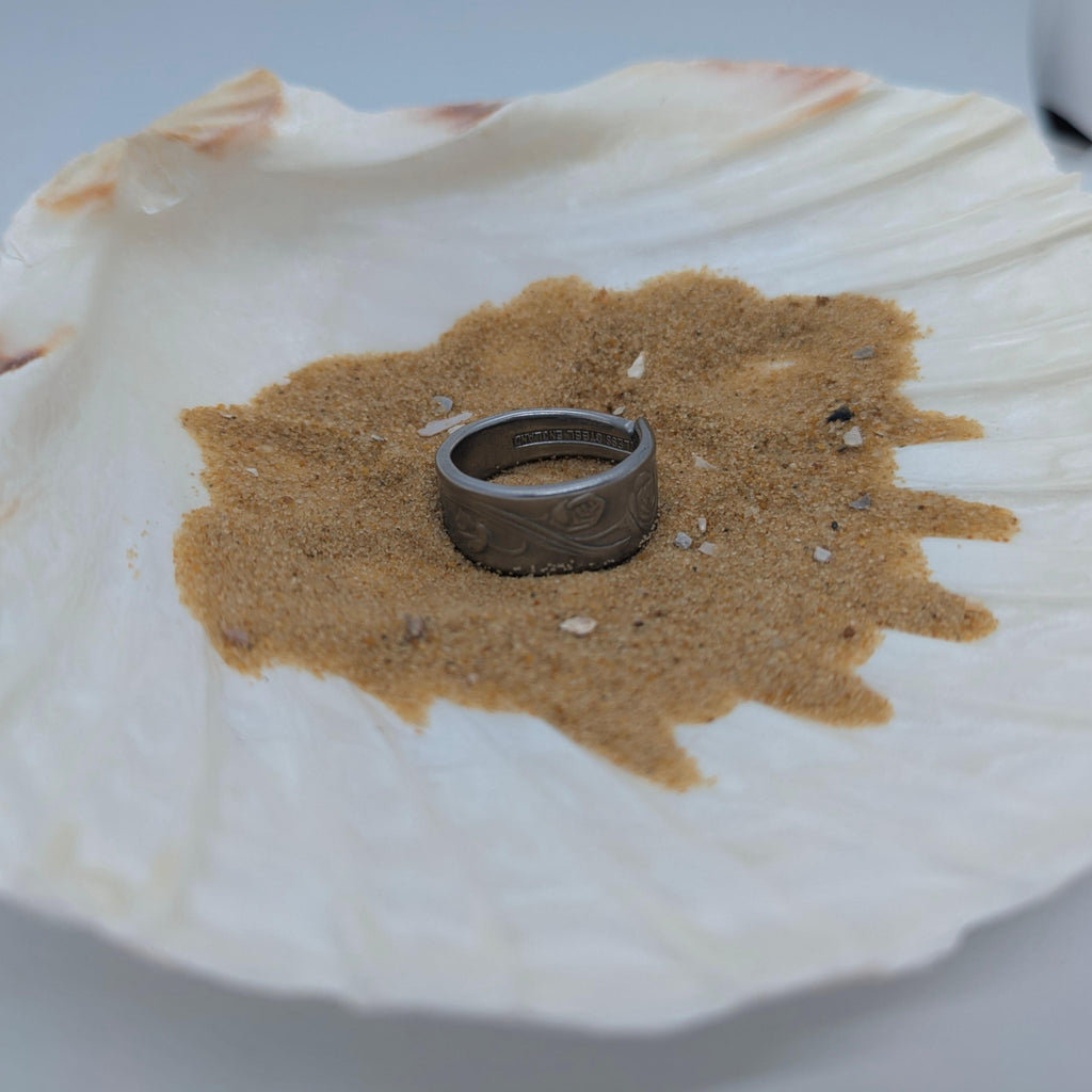 Custom Roses Spoon Ring