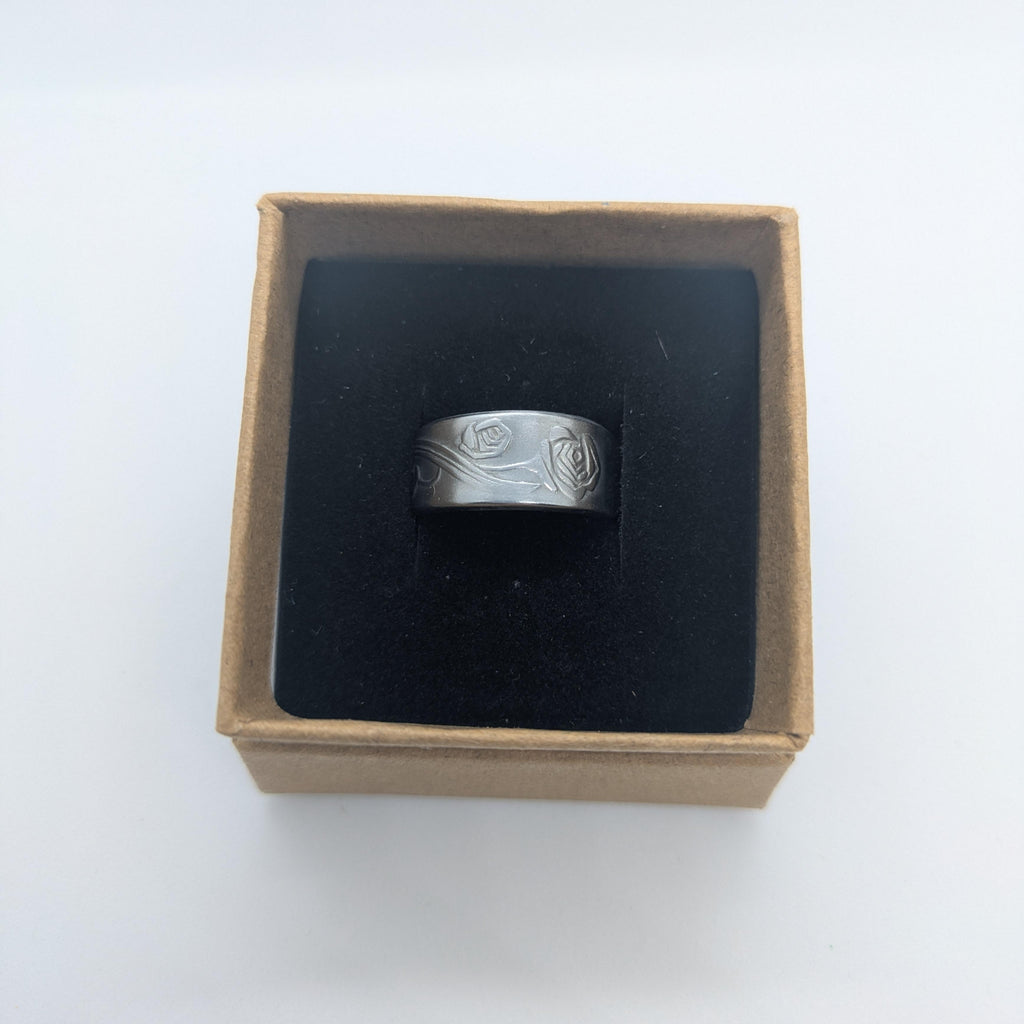 Custom Roses Spoon Ring