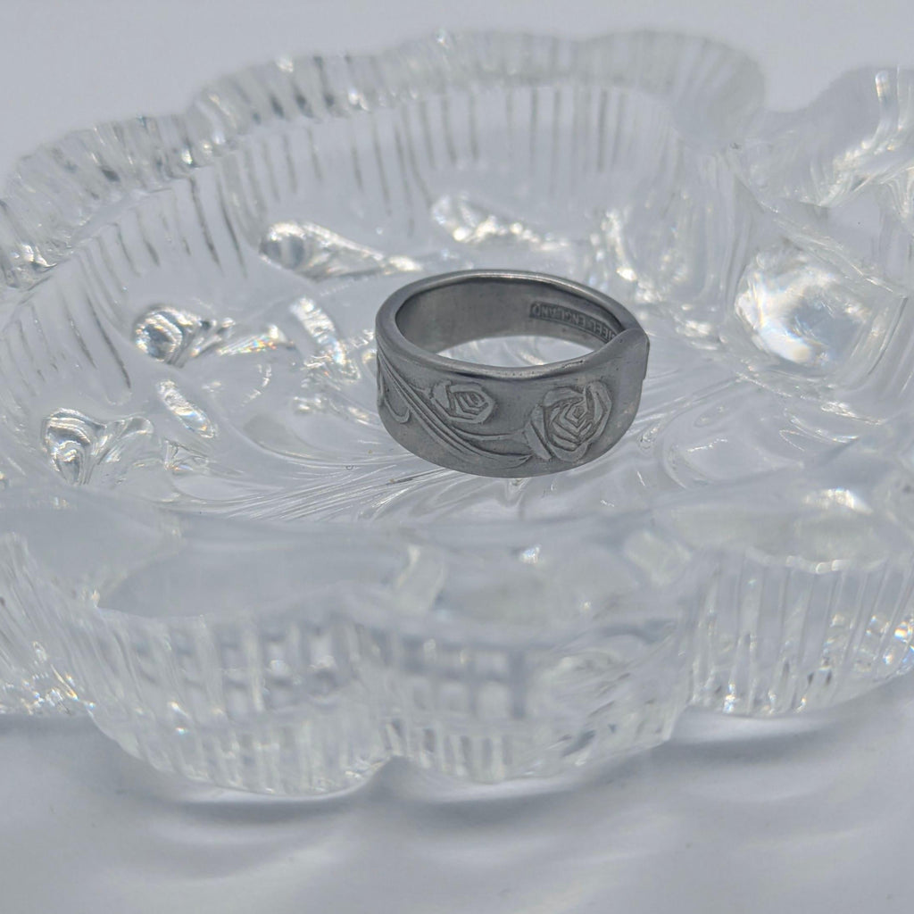 Custom Roses Spoon Ring